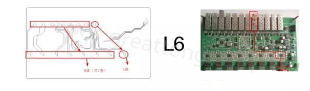 根據(jù)客戶端提供的信息，確認為L6層光口8與芯片8之間的兩條差分阻抗線調(diào)試不通-深圳宏力捷
