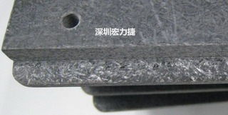 可加工性的合成石，可以用CNC洗出想要的形狀與機構(gòu)，可以媲美鋁合金
