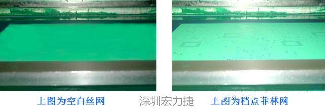 熱風(fēng)整平后導(dǎo)通孔邊緣起泡掉油，采用此工藝方法生產(chǎn)控制比較困難，須工藝工程人員采用特殊的流程及參數(shù)才能確保塞孔質(zhì)量。