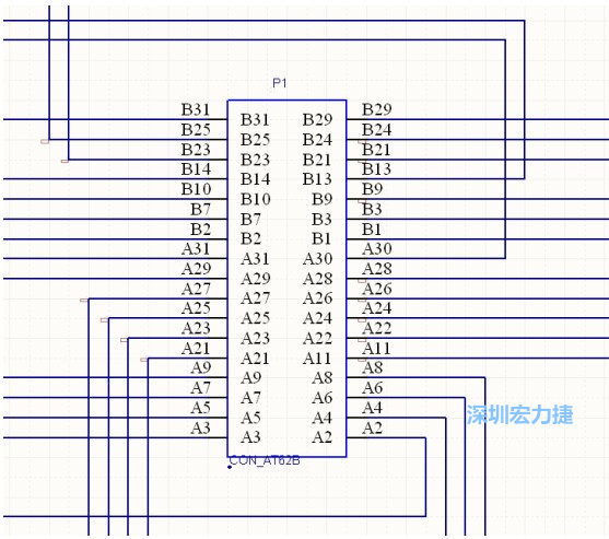 雙擊 1.SchDoc，文件可以被正常打開(kāi)，下圖是其中的一部分：