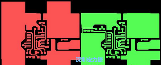 此操作可使文件中大部分的焊盤輸出后仍為焊盤，不會(huì)成為線性焊盤，并且不會(huì)產(chǎn)生像下圖一樣的短路情況