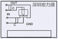 圖3：降壓電路的PCB設(shè)計(jì)示例。