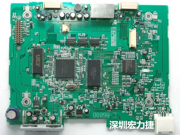 大面積PCB若電子元器件數(shù)量多、重量較重，板材強(qiáng)度不夠時容易產(chǎn)生PCB中央部凹陷問題。